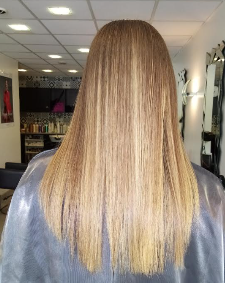 Lissage brésilien cheveux ondulés